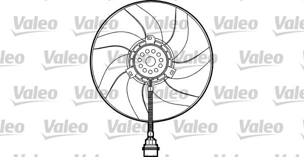 Valeo 698465 - Fan, radiator autospares.lv