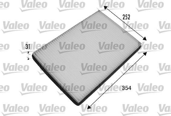 Valeo 698475 - Filter, interior air autospares.lv
