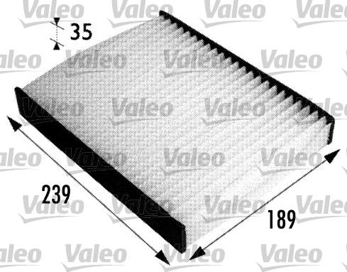 Valeo 698694 - Filter, interior air autospares.lv