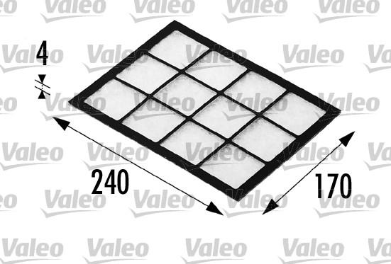 Valeo 698690 - Filter, interior air autospares.lv