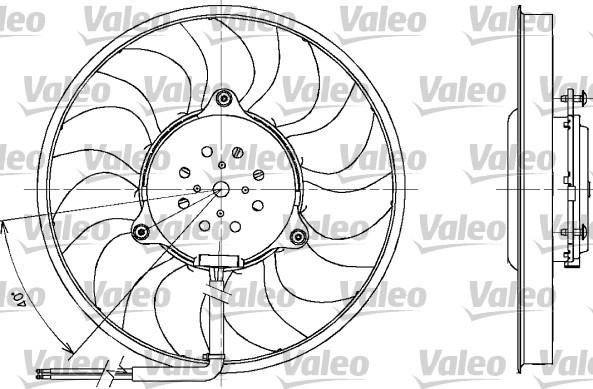 Valeo 698611 - Fan, radiator autospares.lv