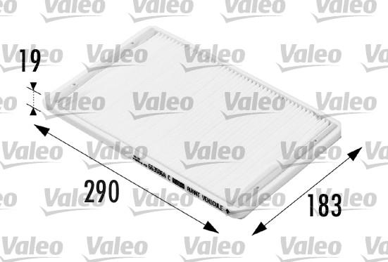 Valeo 698149 - Filter, interior air autospares.lv