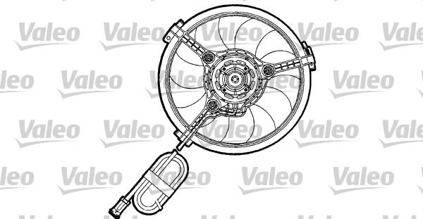 Valeo 698155 - Fan, radiator autospares.lv