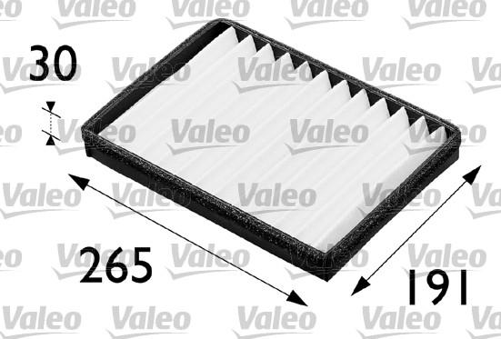 Valeo 698163 - Filter, interior air autospares.lv