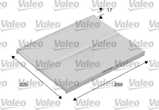 Valeo 698167 - Filter, interior air autospares.lv