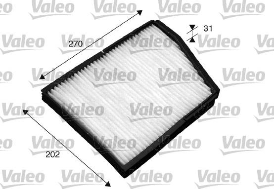 Valeo 698859 - Filter, interior air autospares.lv