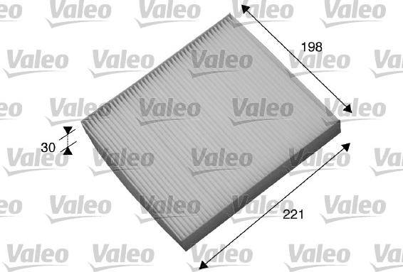 Valeo 698869 - Filter, interior air autospares.lv
