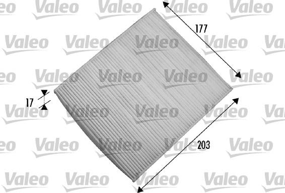 Valeo 698866 - Filter, interior air autospares.lv