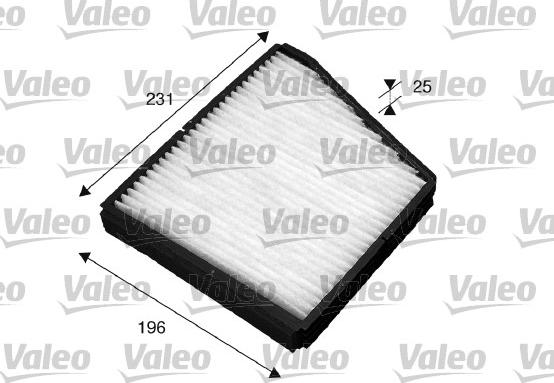 Valeo 698860 - Filter, interior air autospares.lv
