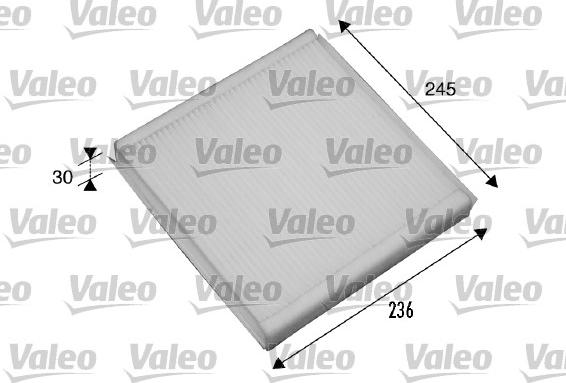 Valeo 698861 - Filter, interior air autospares.lv