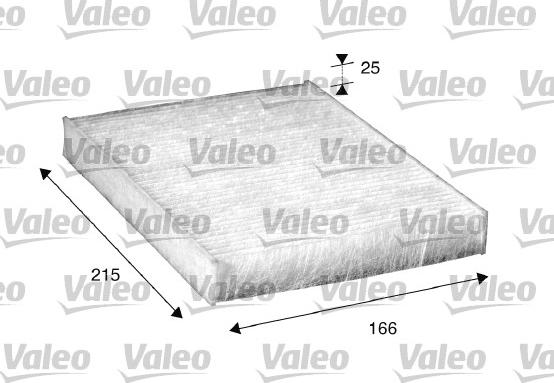 Valeo 698867 - Filter, interior air autospares.lv