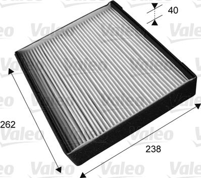 Valeo 698889 - Filter, interior air autospares.lv