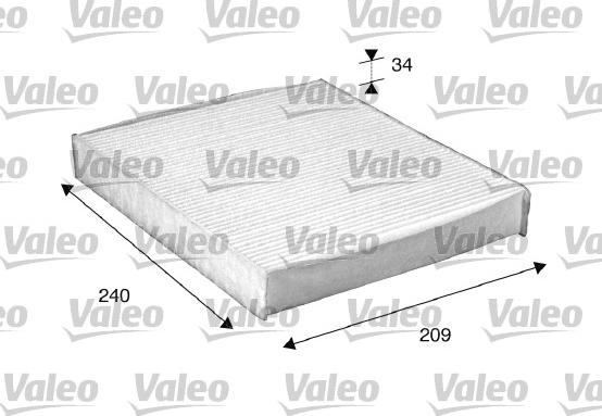 Valeo 698882 - Filter, interior air autospares.lv