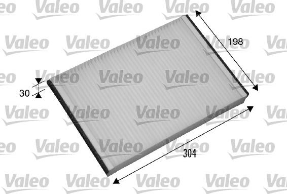 Valeo 698874 - Filter, interior air autospares.lv