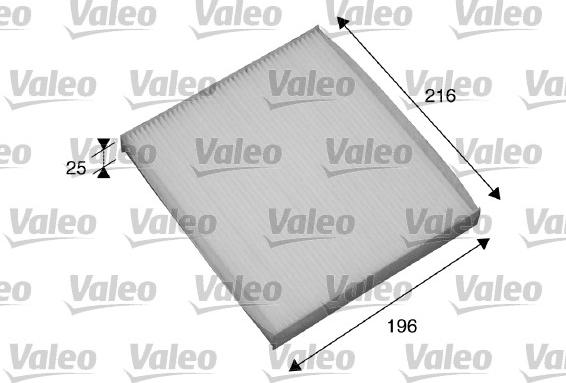 Valeo 698870 - Filter, interior air autospares.lv