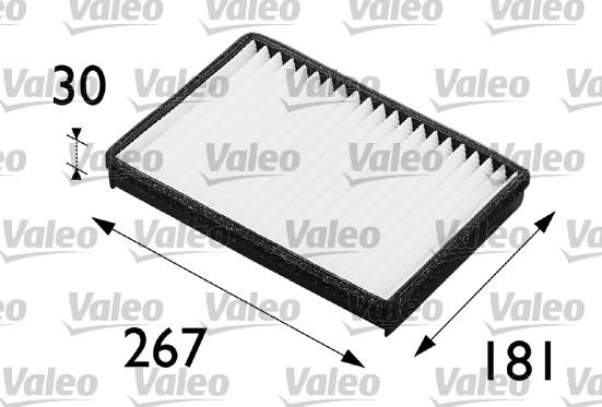 Valeo 698235 - Filter, interior air autospares.lv