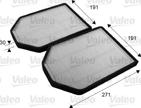 Valeo 698790 - Filter, interior air autospares.lv
