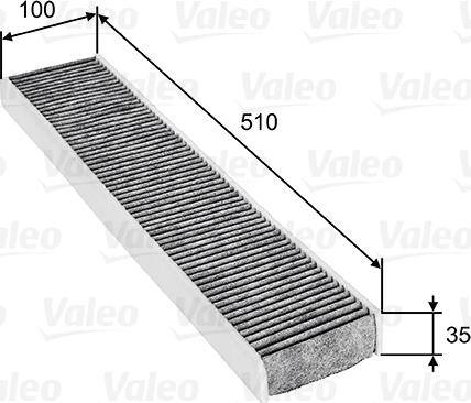 Valeo 698745 - Filter, interior air autospares.lv