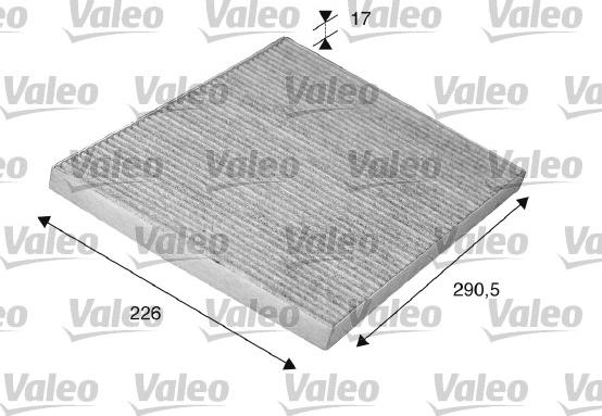 Valeo 698746 - Filter, interior air autospares.lv