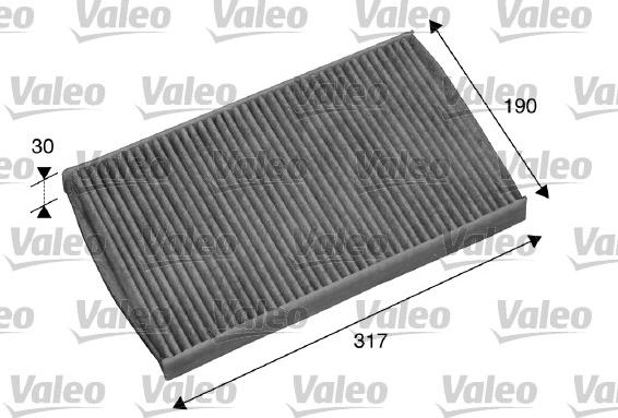 Valeo 698751 - Filter, interior air autospares.lv