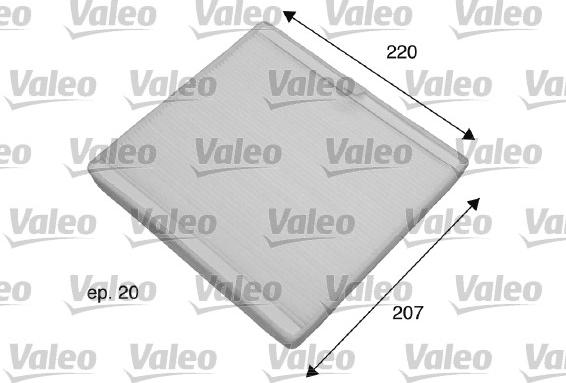 Valeo 698769 - Filter, interior air autospares.lv