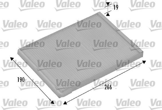 Valeo 698731 - Filter, interior air autospares.lv