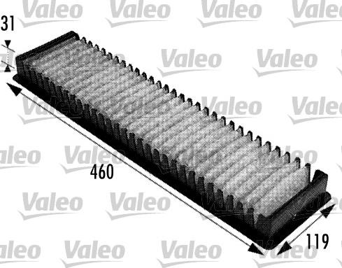 Valeo 698725 - Filter, interior air autospares.lv