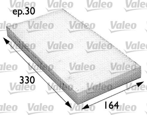 Valeo 698726 - Filter, interior air autospares.lv