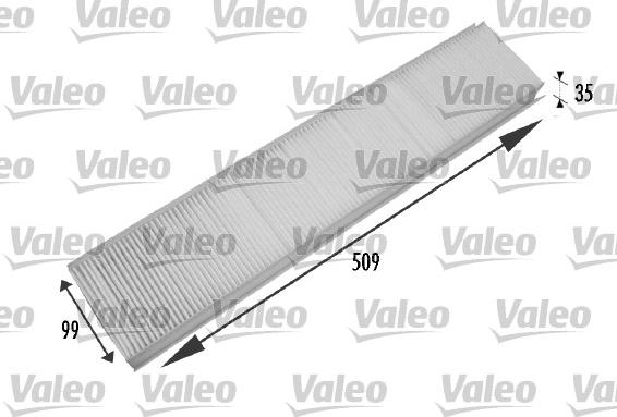 Valeo 698779 - Filter, interior air autospares.lv