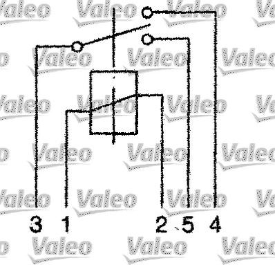 Valeo 643501 - Relay, main current autospares.lv