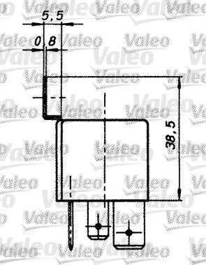 Valeo 643828 - Relay, main current autospares.lv