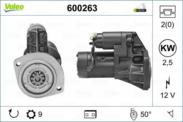 Valeo 600263 - Starter autospares.lv