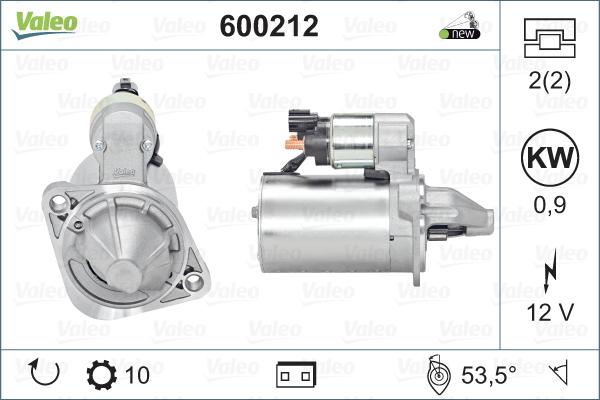 Valeo 600212 - Starter autospares.lv