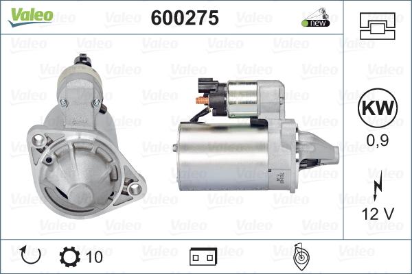 Valeo 600275 - Starter autospares.lv