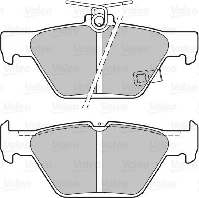 Valeo 601494 - Brake Pad Set, disc brake autospares.lv