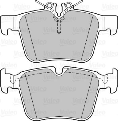 Valeo 601489 - Brake Pad Set, disc brake autospares.lv