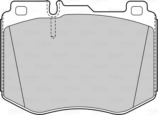 Valeo 601554 - Brake Pad Set, disc brake autospares.lv