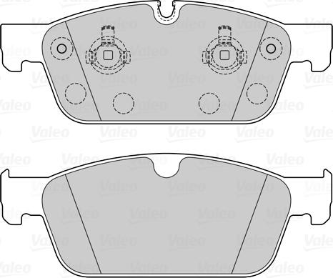 Valeo 601567 - Brake Pad Set, disc brake autospares.lv