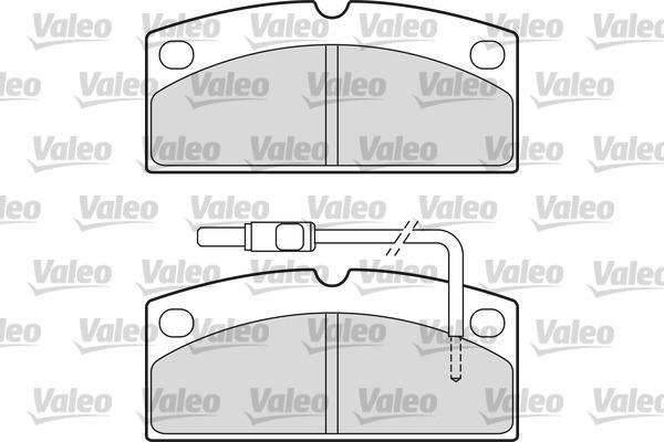 Valeo 601650 - Brake Pad Set, disc brake autospares.lv