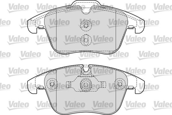 Valeo 601653 - Brake Pad Set, disc brake autospares.lv