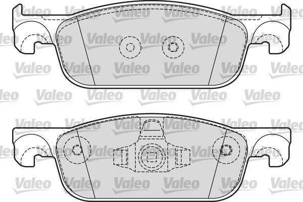 Valeo 601600 - Brake Pad Set, disc brake autospares.lv