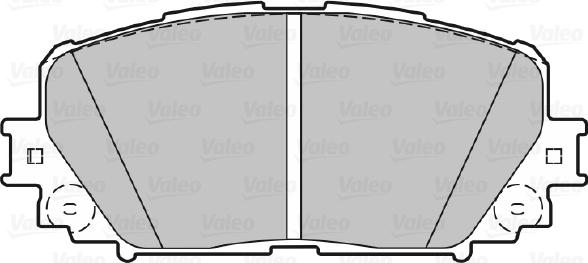 Valeo 601052 - Brake Pad Set, disc brake autospares.lv