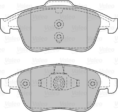 Valeo 601066 - Brake Pad Set, disc brake autospares.lv