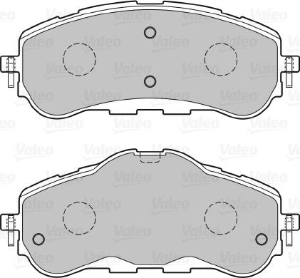 Valeo 601394 - Brake Pad Set, disc brake autospares.lv