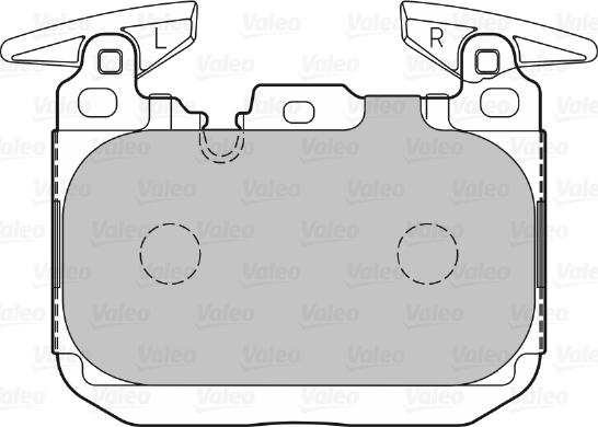 Valeo 601370 - Brake Pad Set, disc brake autospares.lv