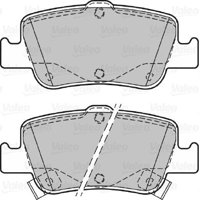 Valeo 670377 - Brake Pad Set, disc brake autospares.lv