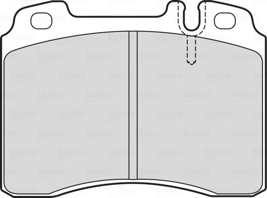 Valeo 601748 - Brake Pad Set, disc brake autospares.lv