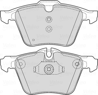 Valeo 601752 - Brake Pad Set, disc brake autospares.lv