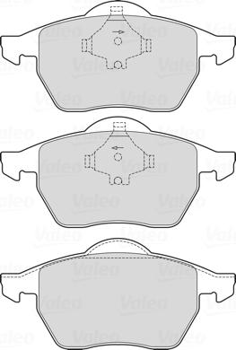 Valeo 601712 - Brake Pad Set, disc brake autospares.lv