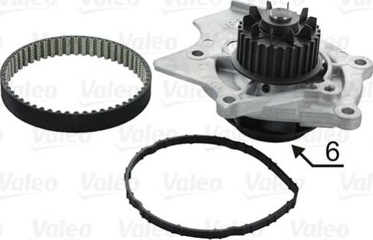 Valeo 614594 - Water Pump & Timing Belt Set autospares.lv